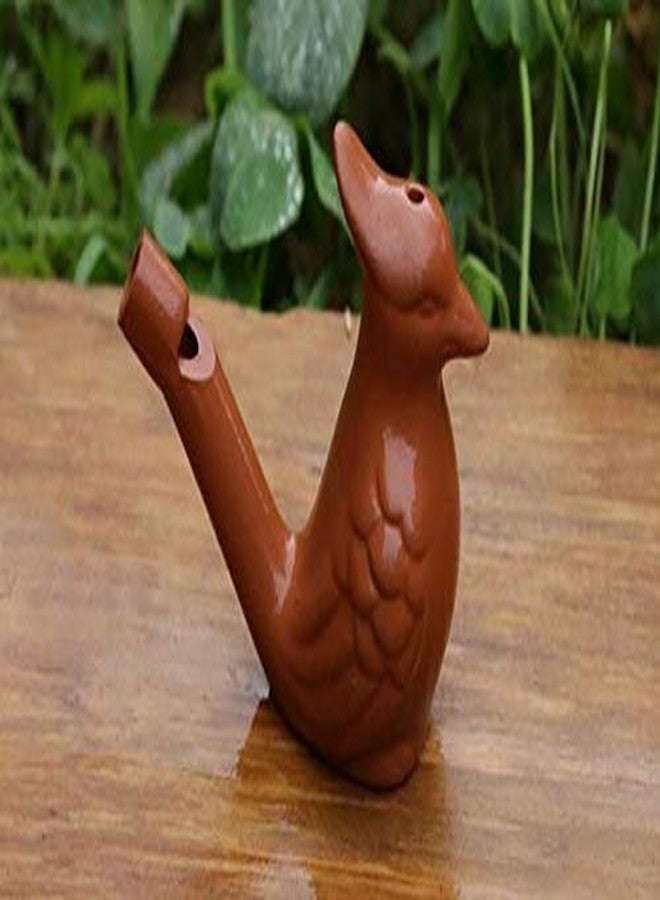 CrazyCrafts Ceramic Bird Whistle Toy for Children, Beautiful Sound and Quality Brown Color Bath time Musical Toys for Boys and Girls Pack of 2 (Brown) - Image 4